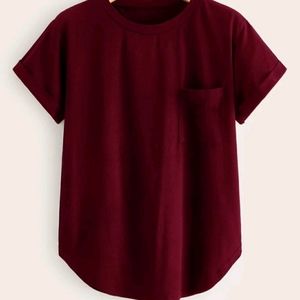 Dark Red Tee